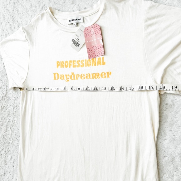 NWT- SUGARHIGH Professional Daydreamer Graphic Tee Shirt - Picture 7 of 8